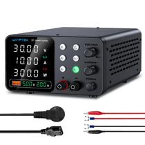 Fonte de alimentação de bancada DC WANPTEK 30V 10A regulada com USB Fonte de alimentação de bancada DC WANPTEK 30V 10A regulada com USB