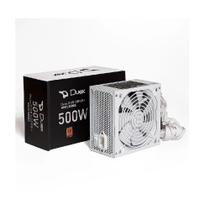 Fonte de Alimentação Duex DX 500FSE 80 Plus Bronze PFC Ativo Full Modular Com Cabo DX500FSE White