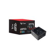 Fonte de Alimentação Duex DX-600FSE+ 600W 80 Plus Bronze PFC Ativo Com Cabo