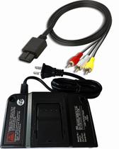 Fonte de alimentação e cabo AV para Nintendo 64 - HEORLD