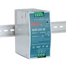 Fonte de alimentação industrial em trilho DIN 48V DC 5A 240W NDR-240-48