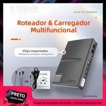 Fonte De Alimentação Ininterrupta (UPS) De 18W Para Roteador, Monitor Óptico, Telefone DC1018L 5V 9V Fonte De Alimentação Ininterrupta (UPS) De 18W Para Roteador, Monitor Óptico, Telefone DC1018L 5V 9V