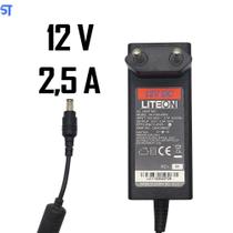 Fonte De Alimentação Liteon 12V 2.5A 30W Pino 5,3Mm X 3,2Mm