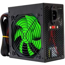 Fonte de Alimentação Para Pc - 24 Pinos Pci Atx Sata Computador Gaming Silencioso Led Fan 120cm - 600w WL.InfoEletro