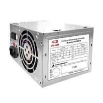 Fonte De Alimentação Para PC ATX 200W Bivolt SATA IDE PS200V4 C3 PLUS