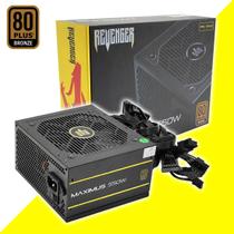 Fonte De Alimentação Para Pc Gamer 550W Preta 80 Plus Bronze