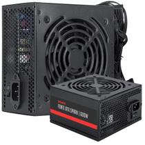 Fonte de Alimentação Para Pc Gamer Spark 600W ATX 110V/230V Com 5 Cabos Conectores e Proteção Contra Sobrecarga Fan Silenciosa Pfc Ativo Fonte de Alimentação Para Pc Gamer Spark 600W ATX 110V/230V Com 5 Cabos Conectores e Proteção Contra Sobrecarga Fan Silenciosa Pfc Ativo