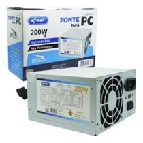 Fonte de alimentação para PC Knup KP-517 200W prata 127/220VFonte de alimentação para PC