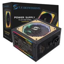 Fonte De Alimentação Para PC Modular Completa De 1000W TF1000 ATX Com PFC Ativo T.F.SKYWINDINTL Fonte De Alimentação Para PC Modular Completa De 1000W TF1000 ATX Com PFC Ativo T.F.SKYWINDINTL
