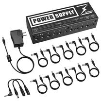 Fonte de alimentação para pedal de guitarra Donner DP-2 High Current 10 saídas