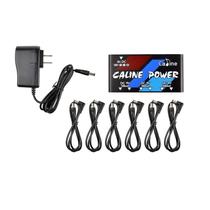 Fonte De Alimentação Para Pedal De Guitarra Mini Caline CP-02 9V Saídas Múltiplas Com Adaptador E