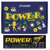 Fonte de Alimentação Para Pedal Efeito Guitarra 10 Saídas Isoladas 9V, 12V, 18V Proteção de Curto Circuito/Sobrecorrente Efeito Guitarra VEDO
