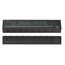 Fonte De Alimentação Para Pedaleira De Efeito De Guitarra M-vave 8 Saídas DC Isolada 9V Fonte De Alimentação Para Pedaleira De Efeito De Guitarra M-vave 8 Saídas DC Isolada 9V