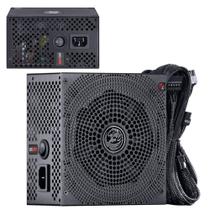 Fonte de Alimentação Pcyes Eletro V2 650W ATX Para Pc Gamer Com 6 Cabos Conectores Com Proteção Contra Sobrecarga Silenciosa