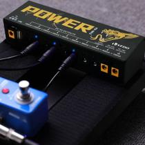 Fonte de Alimentação Pedal Efeito Guitarra 10 Saídas Isoladas (9V, 12V, 18V) Proteção de Curto Circuito/Sobrecorrente Efeito Guitarra VEDO Fonte de Alimentação Pedal Efeito Guitarra 10 Saídas Isoladas (9V, 12V, 18V) Proteção de Curto Circuito/Sobrecorrente Efeito Guitarra VEDO