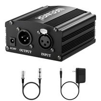 Fonte de alimentação Phantom Neewer 48V de 1 canal com adaptador+cabo