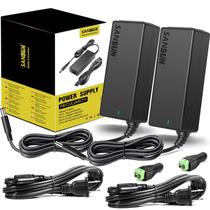 Fonte de alimentação SANSUN 12V 5A AC 120V para DC 12V 60W Adaptador x2