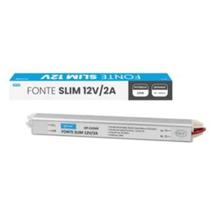 Fonte De Alimentação Slim 12v 2a 24w Perfil Fita Led C/nfe - Knup