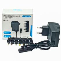 Fonte de Alimentação Universal Bivolt 30W com Tensão Regulável 3V a 12V Preto Fonte de Alimentação Universal Bivolt 30W com Tensão Regulável 3V a 12V Preto