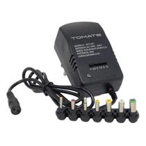 Fonte de Alimentação Universal Regulável 3V a 12V 3A 30W com 7 Plugues Tomate MTT-001 Fonte de Alimentação Universal Regulável 3V a 12V 3A 30W com 7 Plugues Tomate MTT-001
