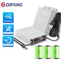 Fonte De Alimentação UPS 12V 5400mAh Com Display LCD Para Câmera IP, Fonte De Energia Ininterrupta