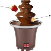 Fonte de fondue de chocolate Kandishiex de 3 camadas, 300 ml, aço inoxidável