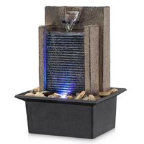 Fonte de mesa AMOOTEK Relaxing Waterfall com luzes LED Fonte de mesa AMOOTEK Relaxing Waterfall com luzes LED