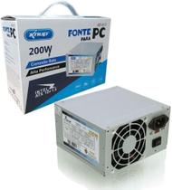 Fonte de pc knup 200w Acompanha Cabo de força Bivolt
