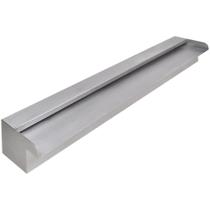 Fonte de piscina em cascata VidaXL em aço inoxidável 90cm