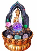 Fonte Decorativa Buda Namaste 7 Chakras