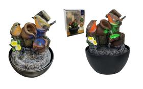 Fonte Decorativa Dois Passaros E Jarro De Mesa E Chão Resina