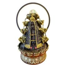 Fonte Decorativa Nossa Senhora Aparecida com Arco LED e Bola Giratória, Estátua Religiosa Fonte Decorativa Nossa Senhora Aparecida com Arco LED e Bola Giratória, Estátua Religiosa