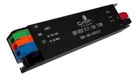 Fonte Driver Fit 10a 120w 12v Bivolt Automático Ip20 Gaya Fonte Driver Fit 10a 120w 12v Bivolt Automático Ip20 Gaya