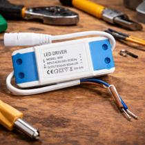 Fonte Driver Reator Led 36w Plafon Embutir Sobrepor 600ma