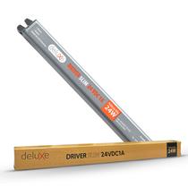 Fonte driver Slim 24w 1a 24v 110v/220v Bivolt Ip20 Cod: 994220075 Deluxe By Avant Fonte driver Slim 24w 1a 24v 110v/220v Bivolt Ip20 Cod: 994220075 Deluxe By Avant