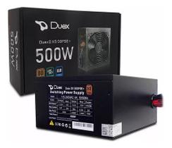 Fonte Duex 500fse++ 500w 80+ Bronze Full Modular Dx500fse++ Cor Preto 110v/220v
