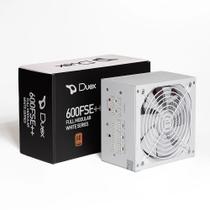 Fonte Duex Dx-600fse++ White Series 600w 80 Plus Bronze Pfc Ativo Full Modular C/ Cabo Branca Fonte Duex Dx-600fse++ White Series 600w 80 Plus Bronze Pfc Ativo Full Modular C/ Cabo Branca