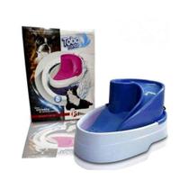 Fonte e bebedouro Purificador de água para cães e gatos Azul - raia pet