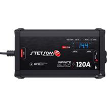 Fonte e Carregador Stetsom 120A SCS 12 Volts com Voltímetro e Amperímetro Bivolt