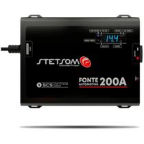 Fonte e Carregador Stetsom 200A SCS 12 Volts com Voltímetro e Amperímetro Bivolt