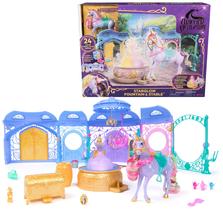 Fonte e estábulo Playset Unicorn Academy Starglow com Wildstar
