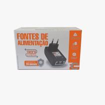 Fonte eletronica injetor poe 24v 1a tomada fc fontes