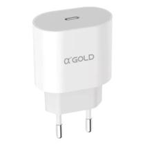 Fonte entrada usb-c 30w agold CA-31-4 qualidade premium cor branco Fonte entrada usb-c 30w agold CA-31-4 qualidade premium cor branco