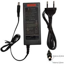 Fonte Externa 12v 4a Bivolt Plug P8 Monitor Lcd, Led + Cabo de Força