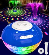 Fonte Flutuante Luxfero 3 em 1 com Caixa de Som Bluetooth e Luzes Fonte Flutuante Luxfero 3 em 1 com Caixa de Som Bluetooth e Luzes