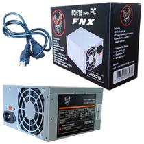 Fonte FNX 200W ATX Bivolt Alta Eficiência Silenciosa Com Cabo - FNX Gamer