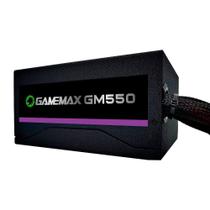 Fonte Gamemax, 550W, 80 Plus Bronze - Gm550