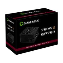 Fonte Gamemax Gp750 750w 80 Plus Bronze Pfc Ativo Preta