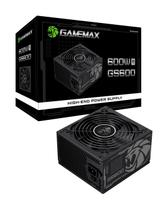 Fonte Gamemax GS600, 600W, 80 Plus White, PFC Ativo, Black Fonte Gamemax GS600, 600W, 80 Plus White, PFC Ativo, Black