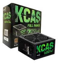 Fonte Gamer Aerocool Kcas 600w Alta Performance 80 Bronze